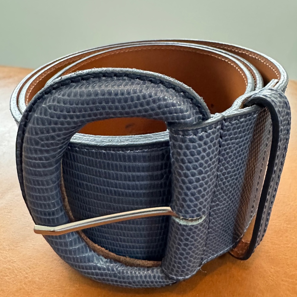 Sezane Masha Belt Bleu Vintage Téjus - Size 90